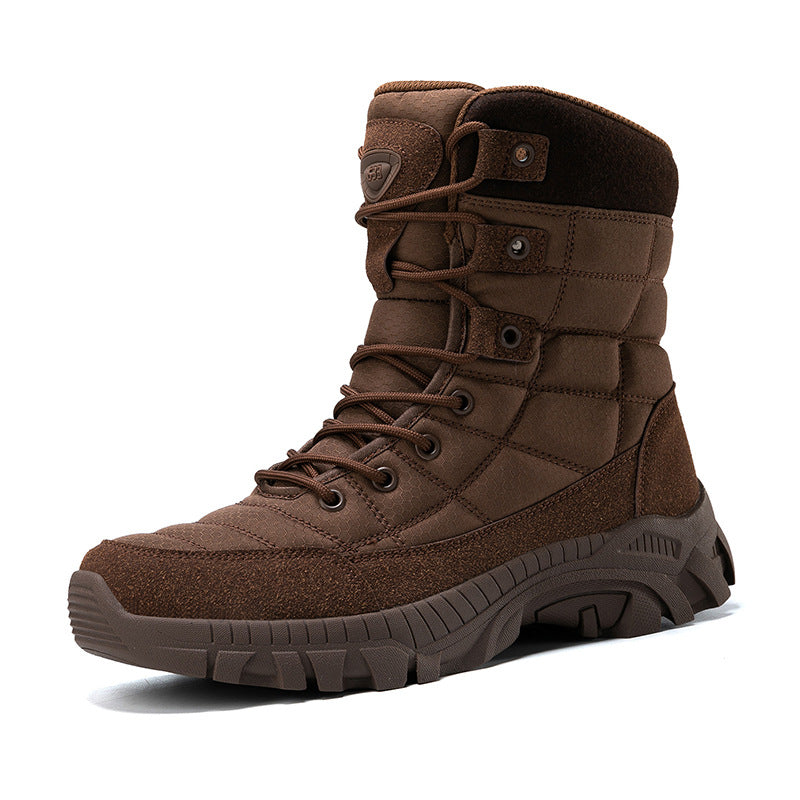 Herren Wintertactical Stiefel mit isolierender Fütterung und rutschfester Sohle R&B