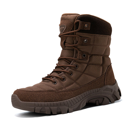 Herren Wintertactical Stiefel mit isolierender Fütterung und rutschfester Sohle R&B