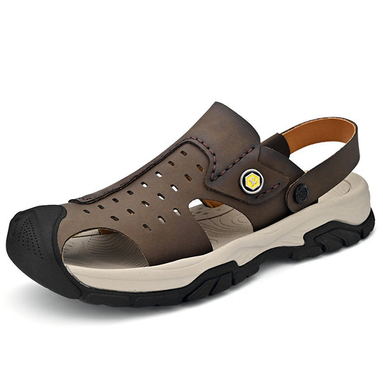 Herren Sandalen mit atmungsaktivem Design und rutschfester Sohle R&B