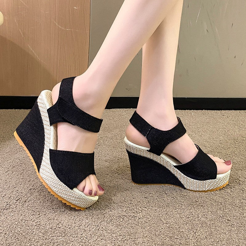 Damen Wedge Sandalen R&B