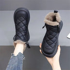 Damen Winterliche Stiefeletten mit wärmendem Futter und robustem Reißverschluss R&B