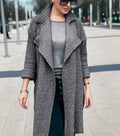 Damen oversized Strickmantel
