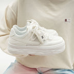 Damen Modische Sneakers mit atmungsaktivem Obermaterial