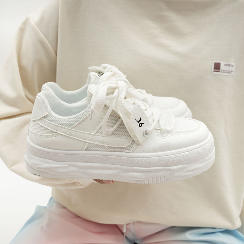 Damen Modische Sneakers mit atmungsaktivem Obermaterial