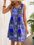 Damen Sommerkleid mit floralem Patchwork-Design R&B