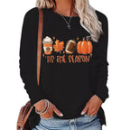 Damen Lässiges Langarmshirt mit elegantem Schnitt und komfortablem Stoff R&B