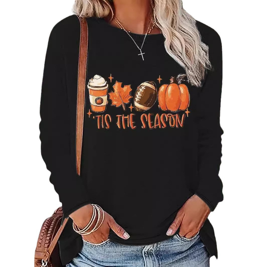 Damen Lässiges Langarmshirt mit elegantem Schnitt und komfortablem Stoff R&B