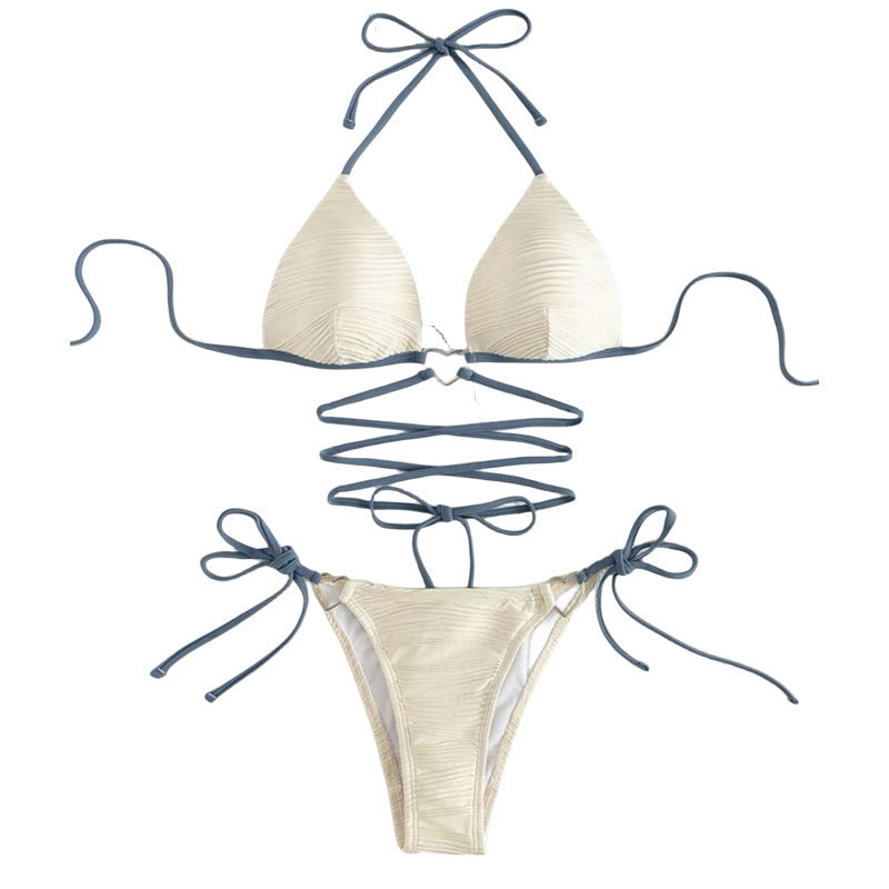 Damen Triangel-Bikini mit innovativem Schnürdesign R&B