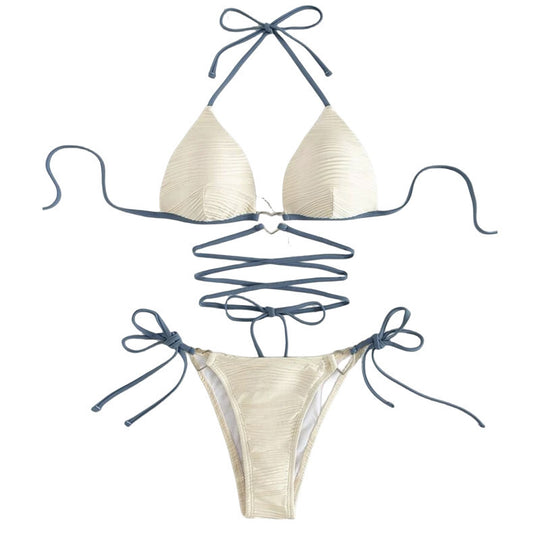 Damen Triangel-Bikini mit innovativem Schnürdesign R&B