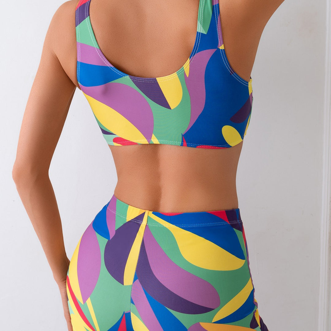 Damen Bikini-Set mit floralem Muster und komfortabler Passform R&B