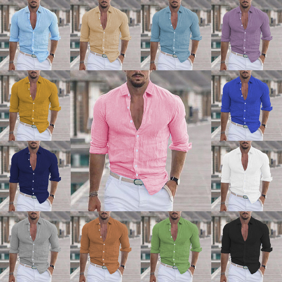 Herren Premium Hemd mit modernem Slim-Fit Schnitt und hautfreundlicher Textur R&B