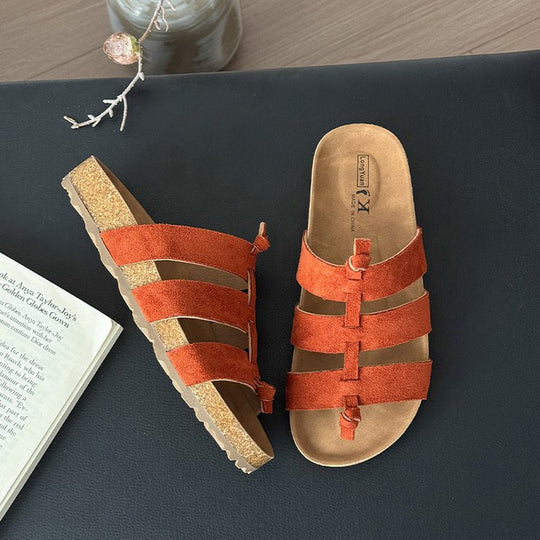Damen komfortable Clogs mit verstellbaren Riemen und anatomischem Fußbett R&B