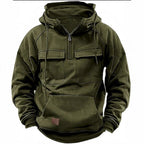 Herren funktionale Kapuzenpullover mit praktischen Taschen R&B