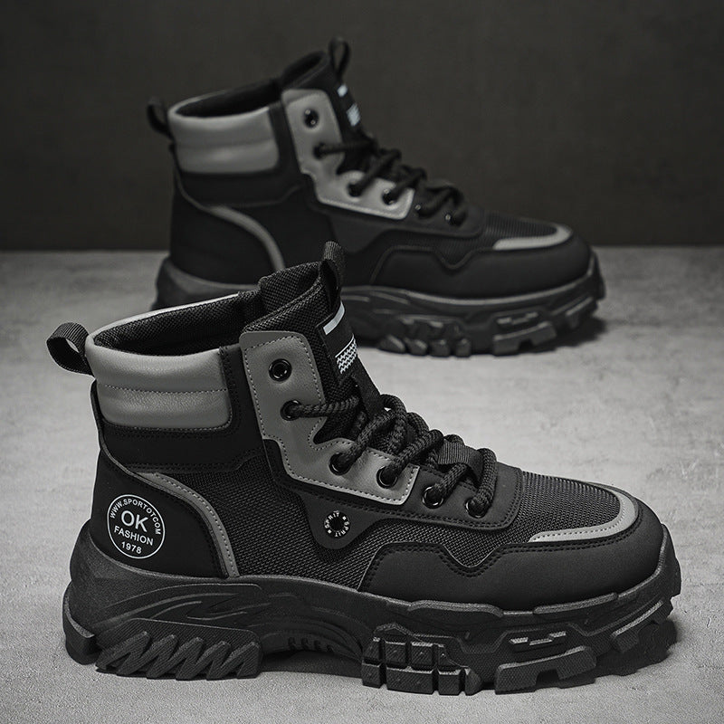 Damen Hohe Sneakers mit robustem Sohlenprofil und modernem Design