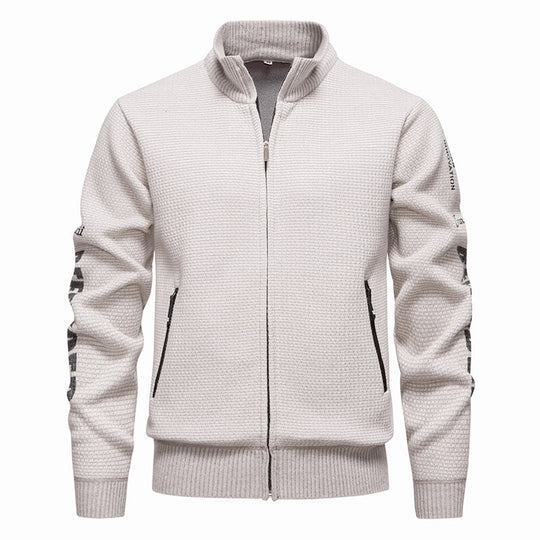Herren Steppjacke mit hohem Kragen und praktischen Taschen R&B