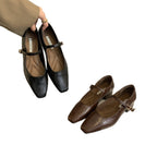 Damen Mary Jane Schuhe mit elegantem Riemchen und modischem Blockabsatz EB