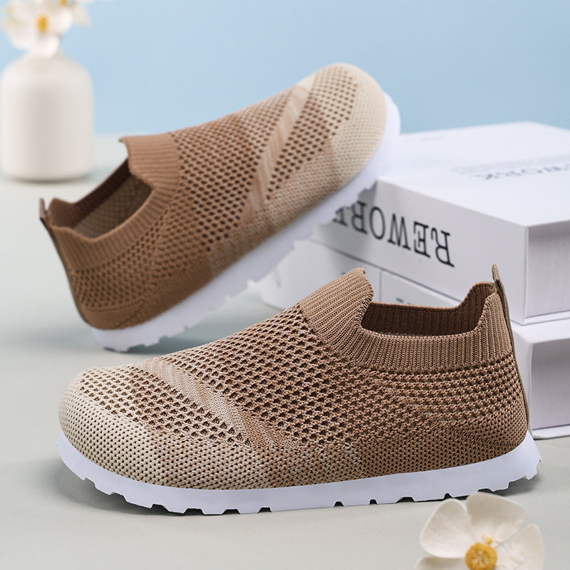 Damen Atmungsaktive Slip-On Sneakers mit elastischem Obermaterial R&B
