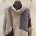 R&B | Schicker & Stylischer Strickpullover in Kontrastfarbe