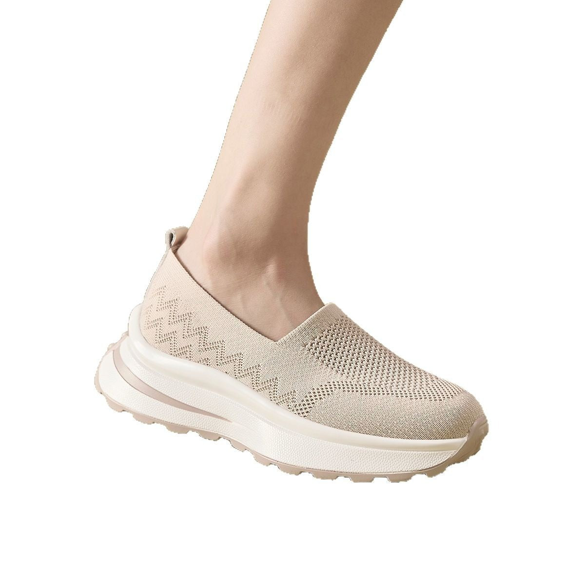 Damen Atmungsaktive Slip-On Sneakers mit flexiblem Dämpfungssystem R&B