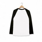 Damen lässiger Raglan-Pullover aus weichem Baumwollmix mit Rundhalsausschnitt R&B
