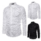 Herren Modisches Hemd mit strukturiertem Design R&B