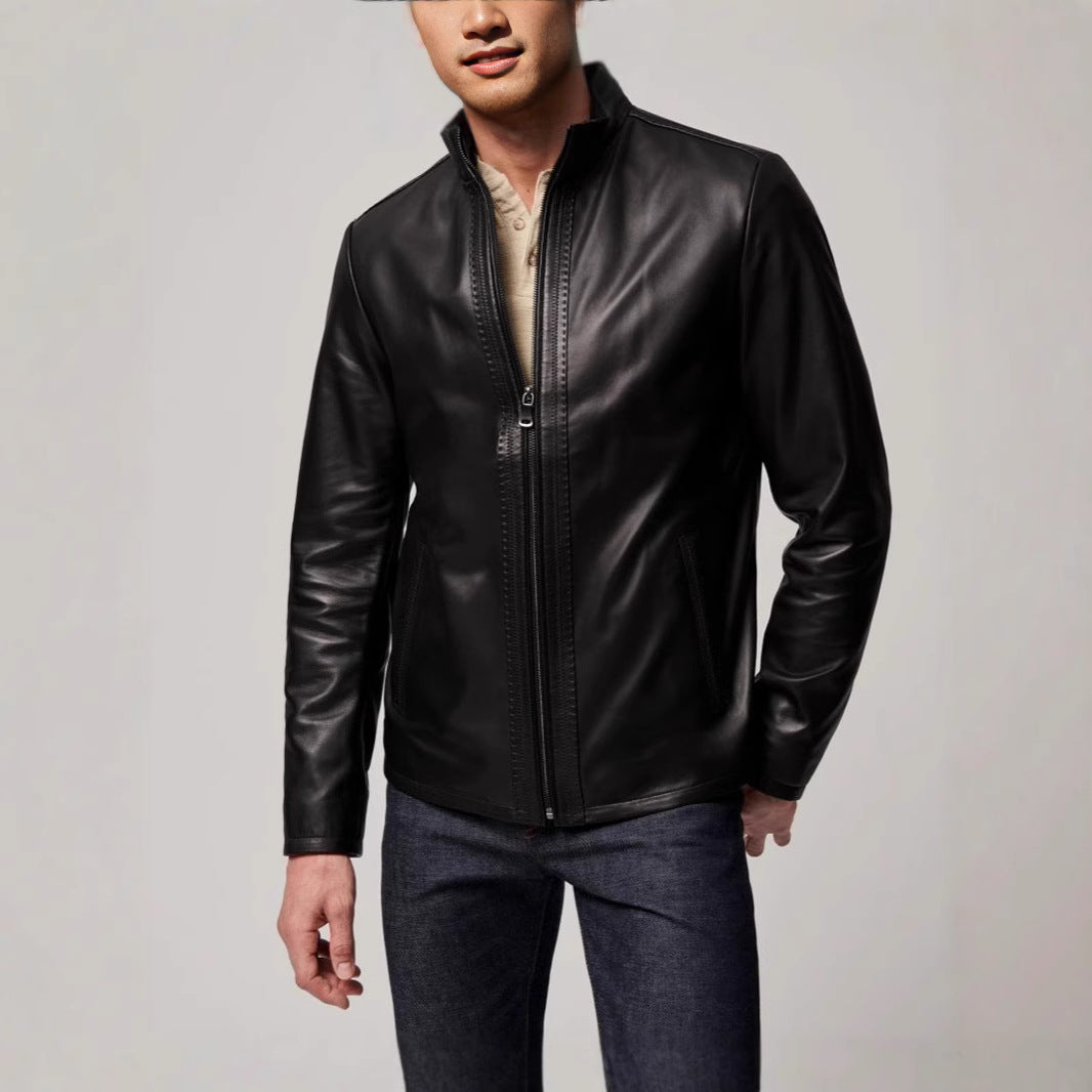 Herren elegante jacke mit sportlichem Reißverschluss R&B