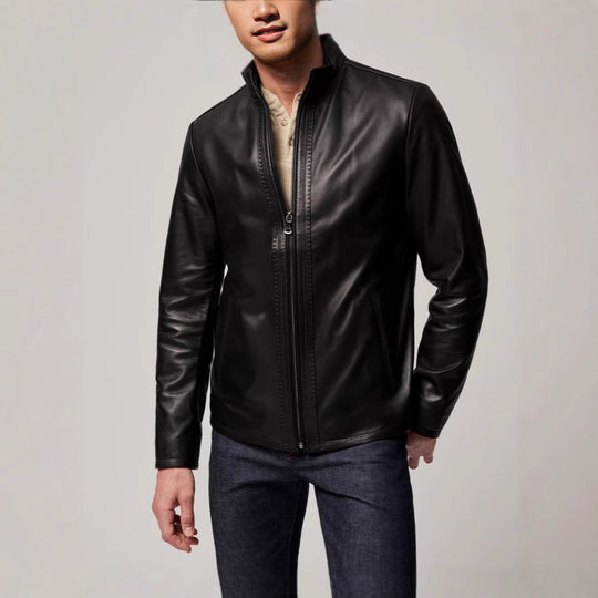 Herren elegante jacke mit sportlichem Reißverschluss R&B