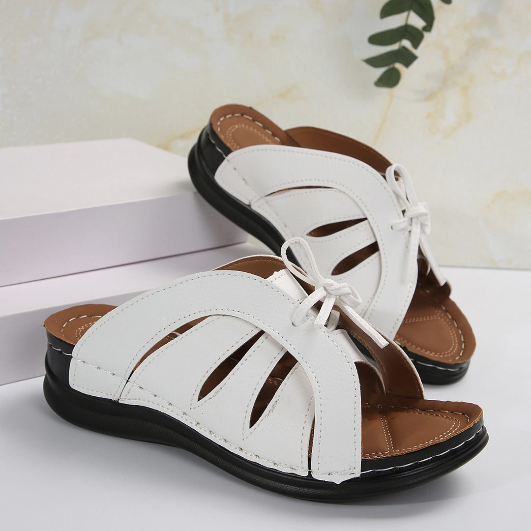 Damen Komfortable Fußbett-Sandalen mit verspieltem Design R&B