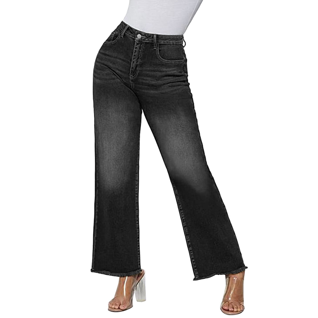 Damen Weite Beine Denim-Hose R&B