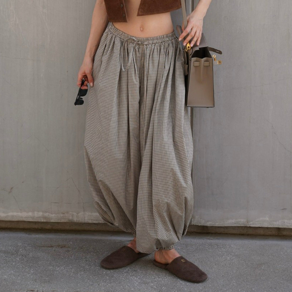 Damen weite Karottenhose R&B