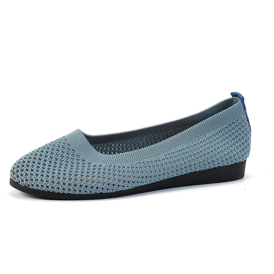Damen bequeme Slipper aus atmungsaktivem Netzmaterial mit rutschfester Sohle R&B