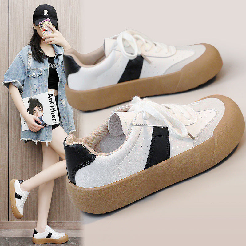 Damen Plattform Sneaker mit atmungsaktiver Oberfläche und rutschfester Sohle R&B