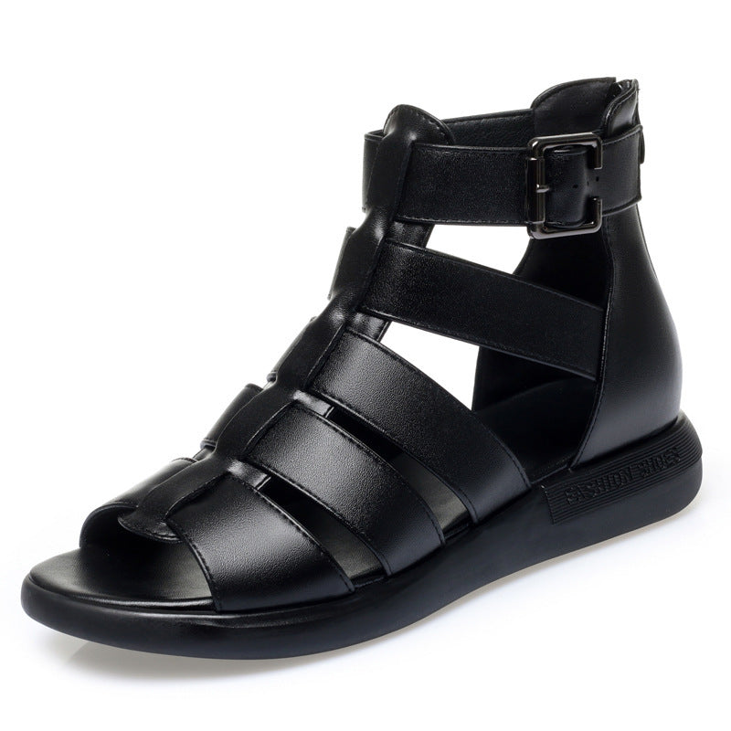 Damen Sandalen mit modischem Riemendesign und Komfortsohle R&B