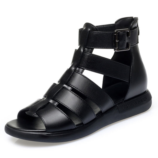 Damen Sandalen mit modischem Riemendesign und Komfortsohle R&B