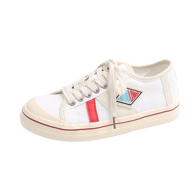 Damen Sportliche Sneaker mit Kontrastnähten und hochwertigem Material R&B