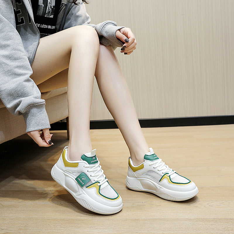 Damen Lifestyle Sneakers mit atmungsaktiver Mesh-Oberfläche und dämpfender Sohle R&B