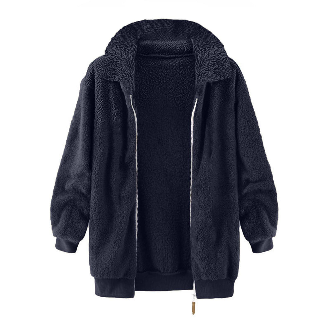 Damen Fleece-Jacke im Oversized-Stil R&B