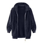 Damen Fleece-Jacke im Oversized-Stil R&B