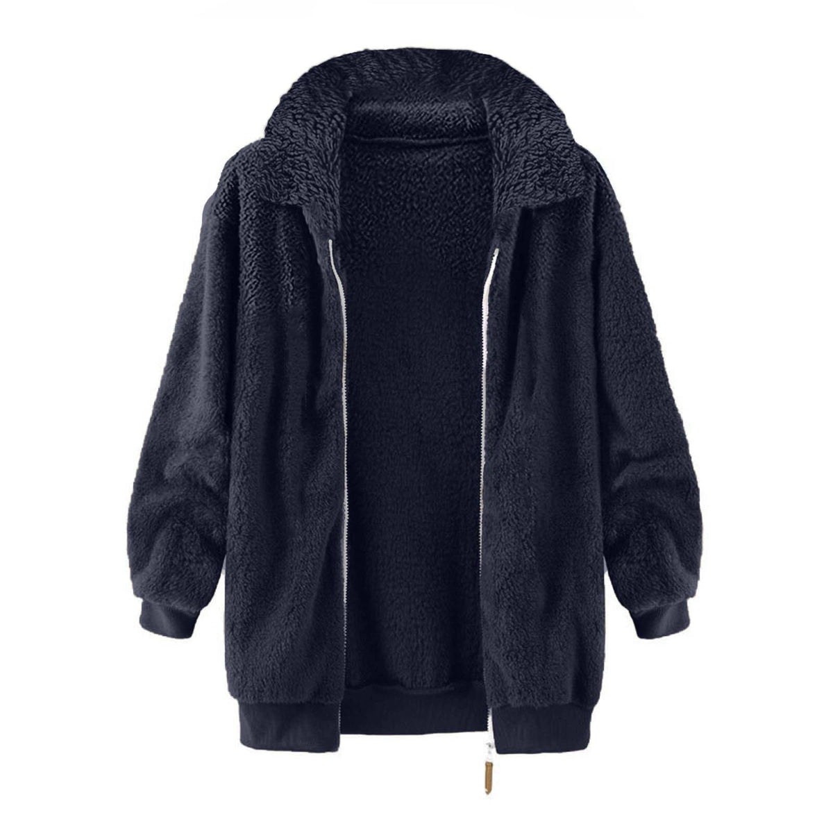 Damen Fleece-Jacke im Oversized-Stil R&B