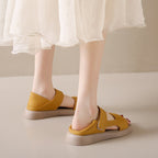 Damen Komfortable Klett-Sandalen