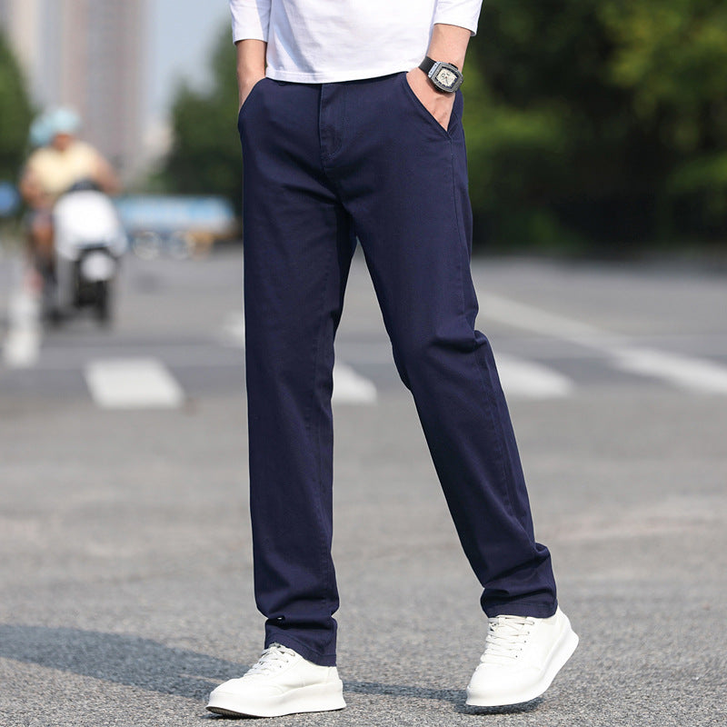 Herren Chinos mit schmalem Schnitt und elastischem Bund R&B