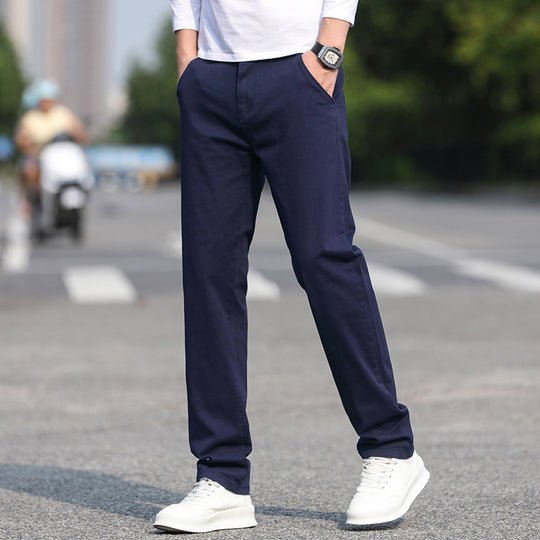 Herren Chinos mit schmalem Schnitt und elastischem Bund R&B