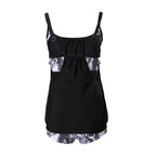R&B | Damen Tankini Set mit Floralen Shorts und Angenehmen Trägern