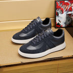 Damen modische Sneaker mit hochwertiger Leder-Oberfläche und bequemer Dämpfung R&B
