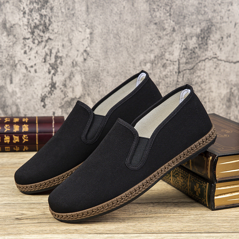 Damen klassische Slip-On Slipper aus elastischem Material R&B