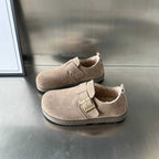 Damen gemütliche Clogs mit weichem Innenfutter und verstellbarem Riemen R&B