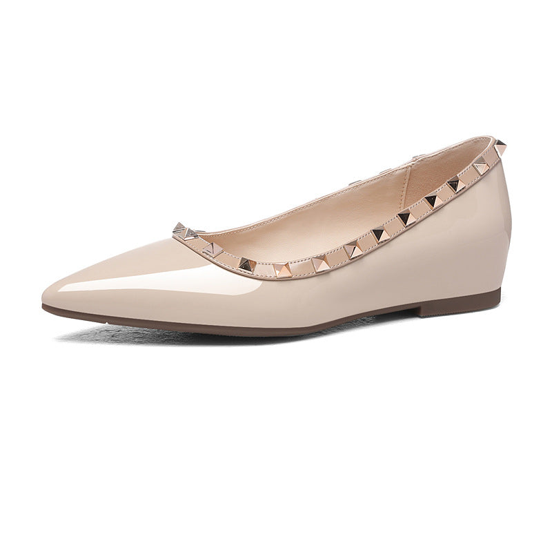Damen elegante spitze Ballerinas mit Nieten R&B