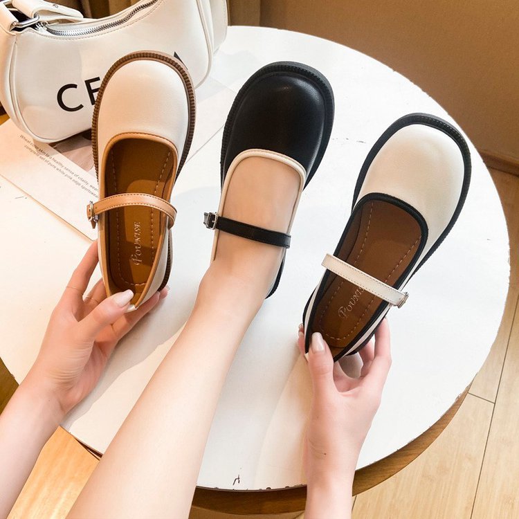 Damen Mary Jane Schuhe mit verstellbarem Riemen und gepolsterter Innensohle R&B
