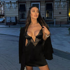 Damen verführerisches Negligé mit Spitzendetails R&B