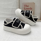Damen Sneakers mit verstellbarem Klettverschluss und dämpfender Plateau-Sohle R&B